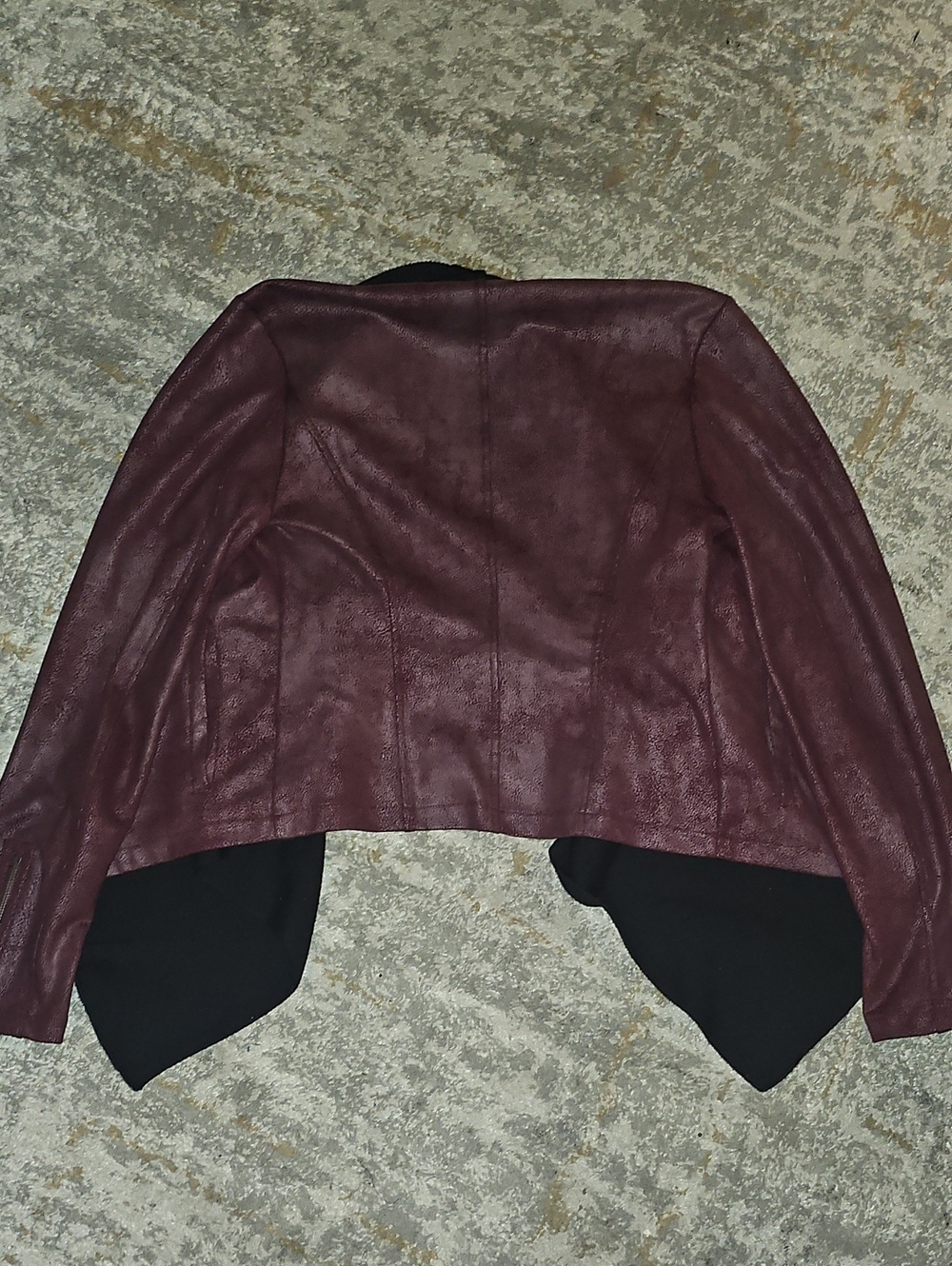 🟢 Jessica Simpson Open Front Draped Cardigan Jacket Medium - Picture 6 of 7